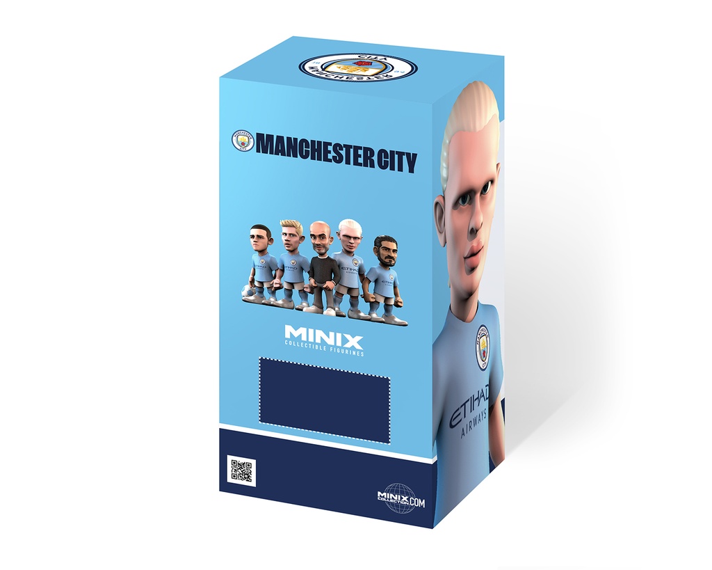 Minix - Football Stars #131 - Figurine PVC 12 cm - Manchester City Haaland 9