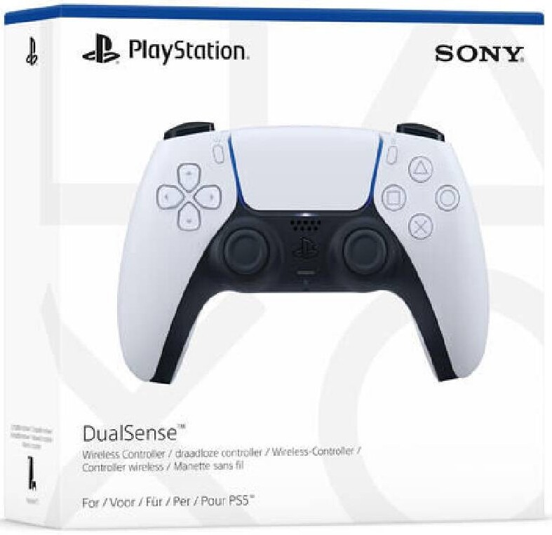 Sony Playstation 5 - Manette Dual Sense - Blanche (PS5)