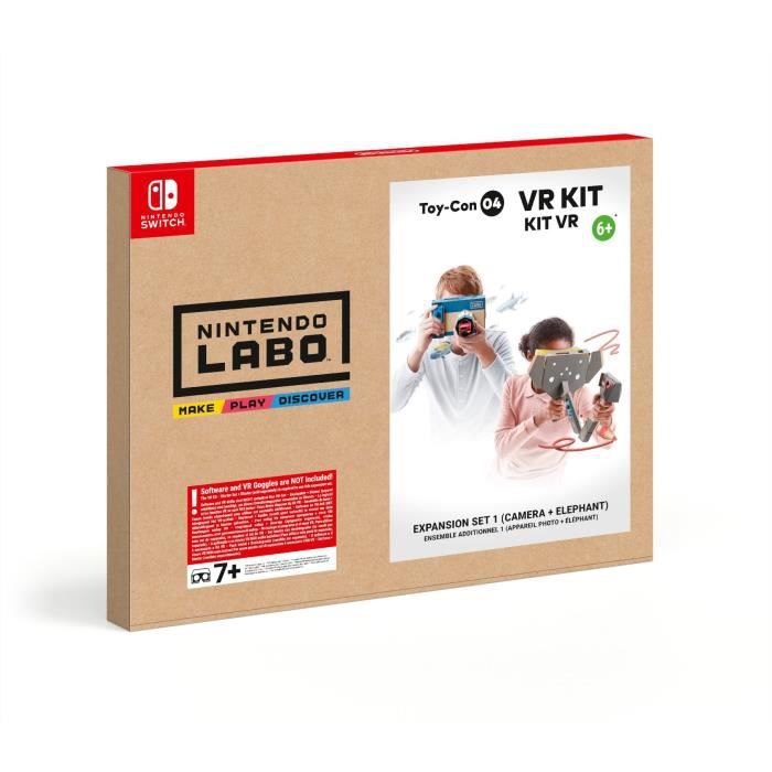 Nintendo Labo - Kit VR - Ensemble additionnel 1 (Appareil photo + Elephant) (Switch)