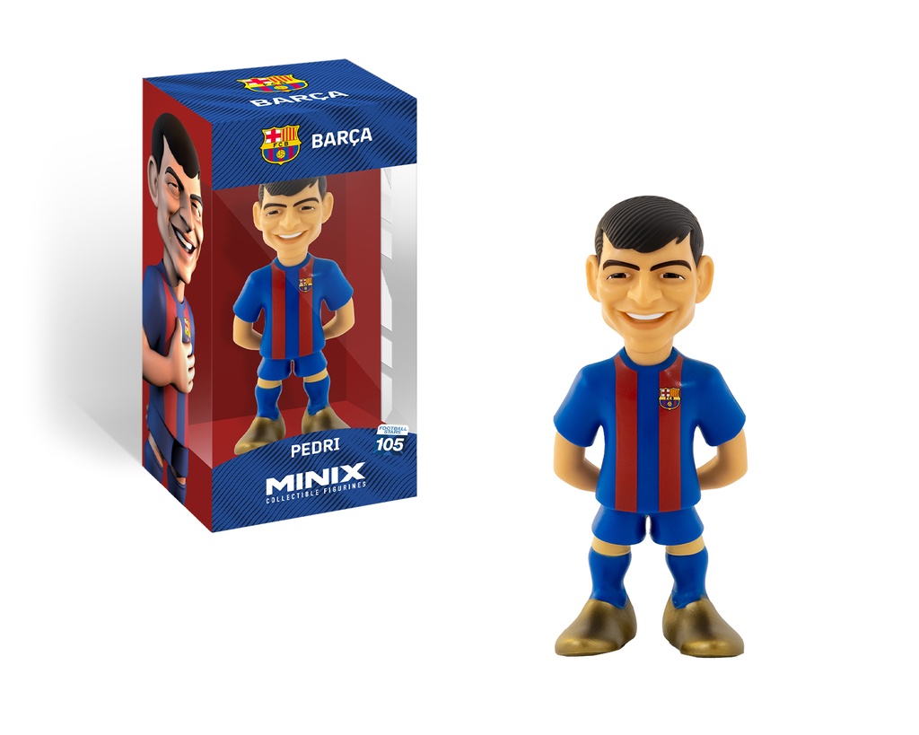 Minix - Football Stars #105 - PVC Figure 12 cm - FC Barcelona - Pedri 16 (W1)