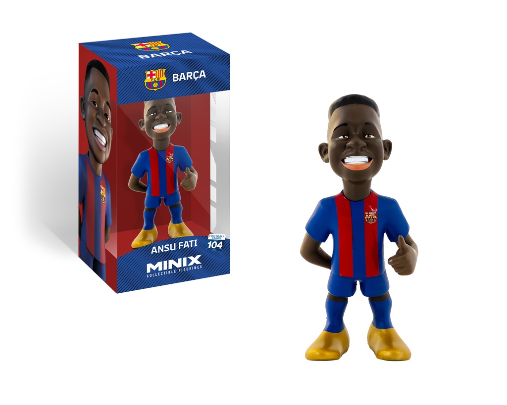 Minix - Football Stars #104 - Figurine PVC 12 cm - FC Barcelone - Fati 10 (W1)