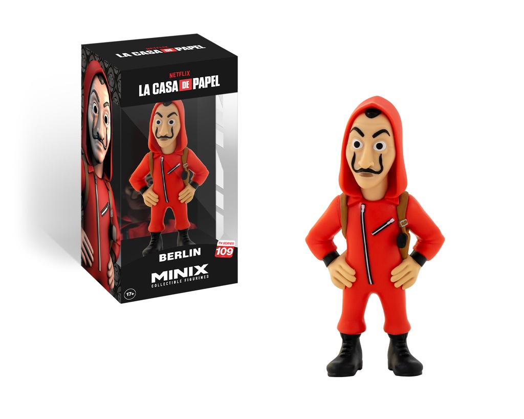 Minix - TV Series #109 - PVC Figure 12 cm - Money Heist - Berlin with mask (W1)