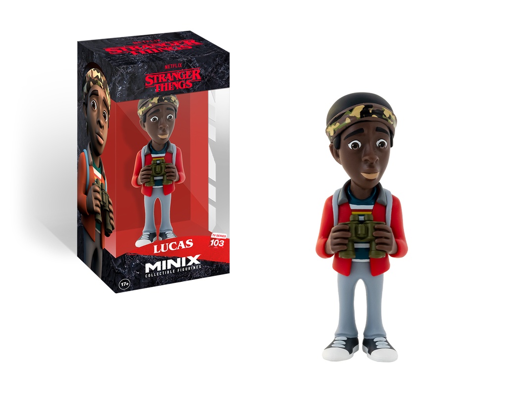 Minix - TV Series #103 - Figurine PVC 12 cm - Stranger Things - Lucas (W1)