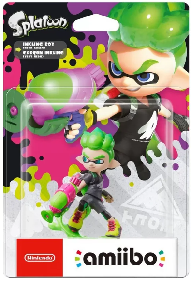 Nintendo Amiibo Splatoon - Splatoon Neon Green boy (WIIU/3DS/SWI)