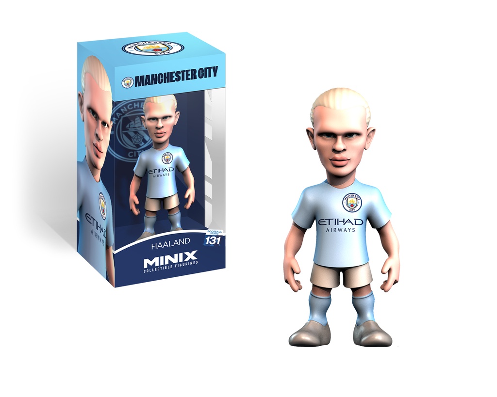 Minix - Football Stars #131 - Manchester City - Haaland 9 - Figurines PVC 12 cm (W2)