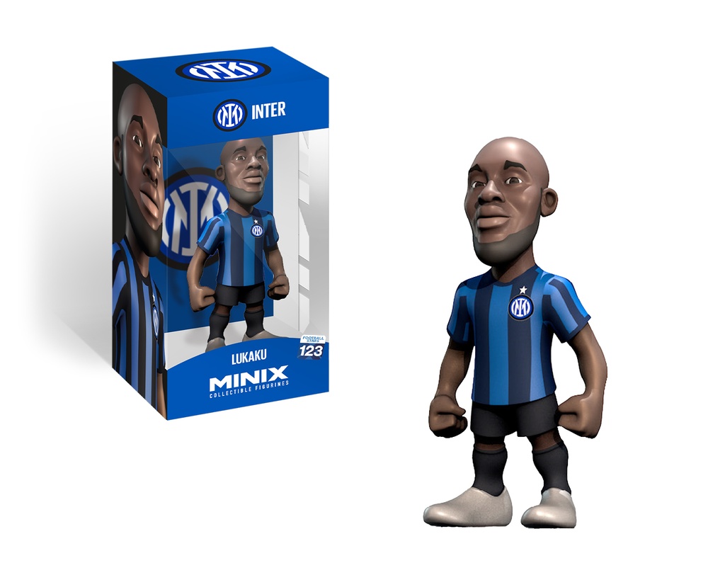 Minix - Football Stars #123 - PVC Figure 12 cm - Inter Milan - Lukaku 90 (W2)