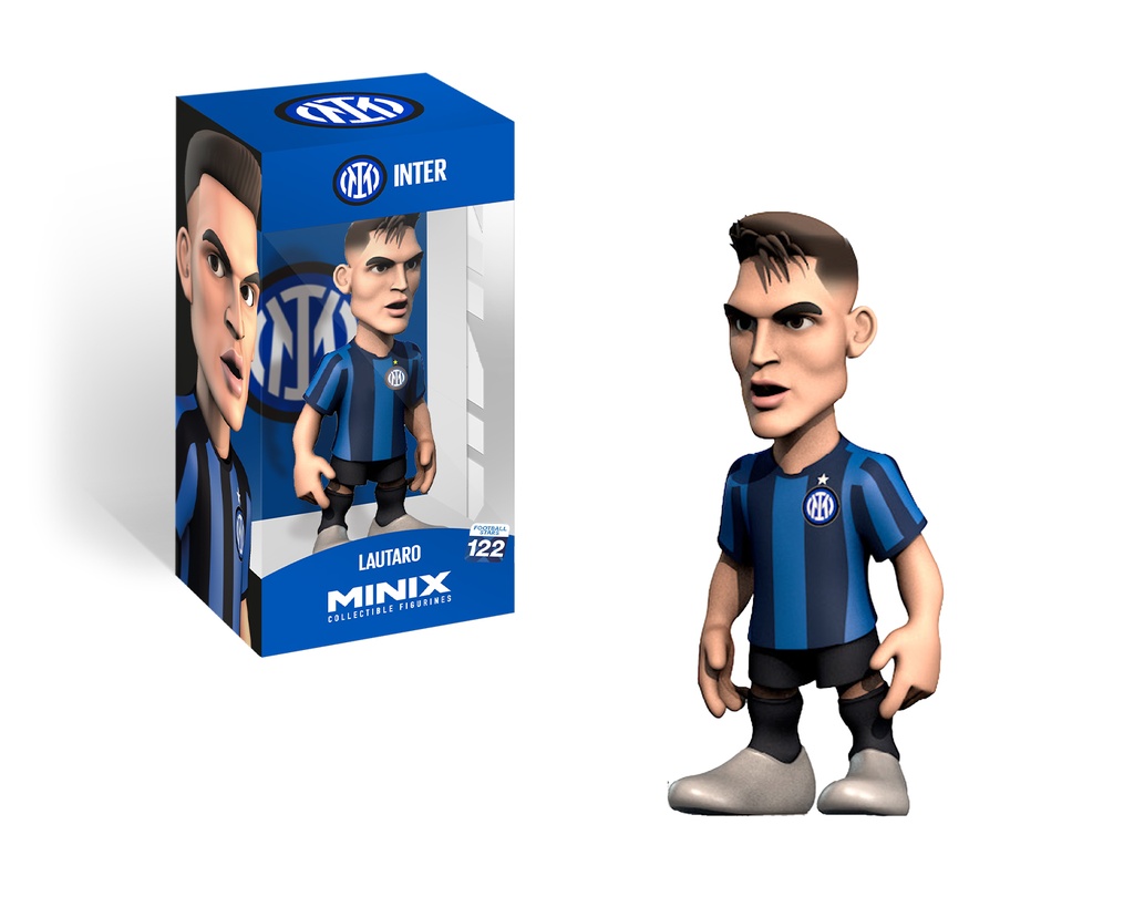 Minix - Football Stars #122 - PVC Figure 12 cm - Inter Milan - Lautaro 10 (W2)