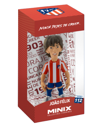 Minix - Football Stars #112 - Atletico Madrid - Joao Felix 7 - Figurines PVC 12 cm (W2)