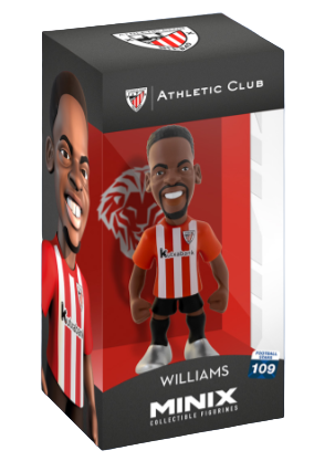 Minix - Football Stars #109 - Athletic Bilbao - Iñaki Williams 9 - Figurines PVC 12 cm (W2)