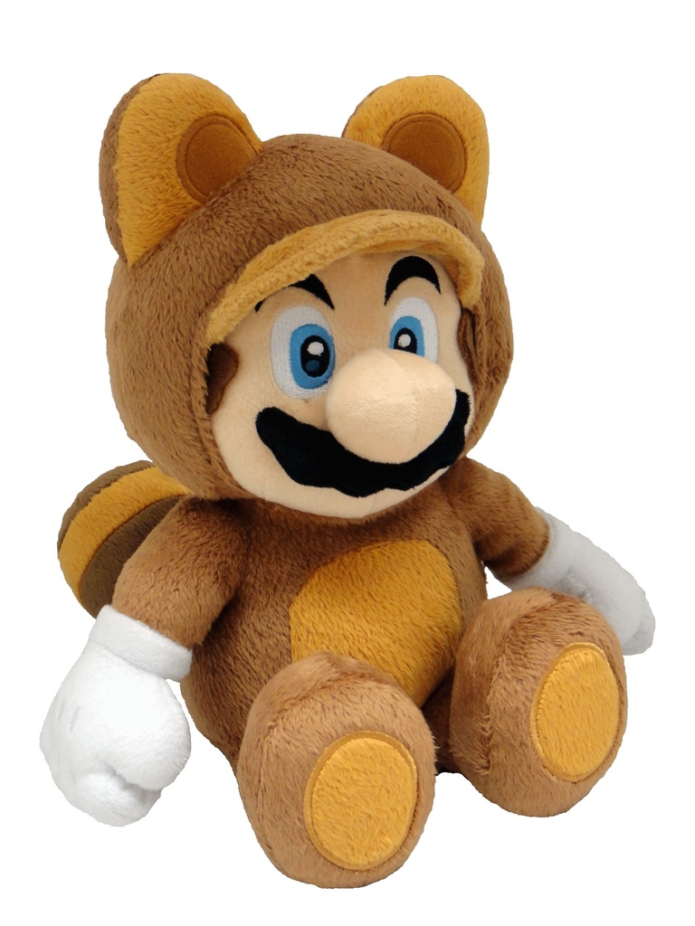 Nintendo Together+ - Peluche Super Mario - Mario Tanooki 22 cm