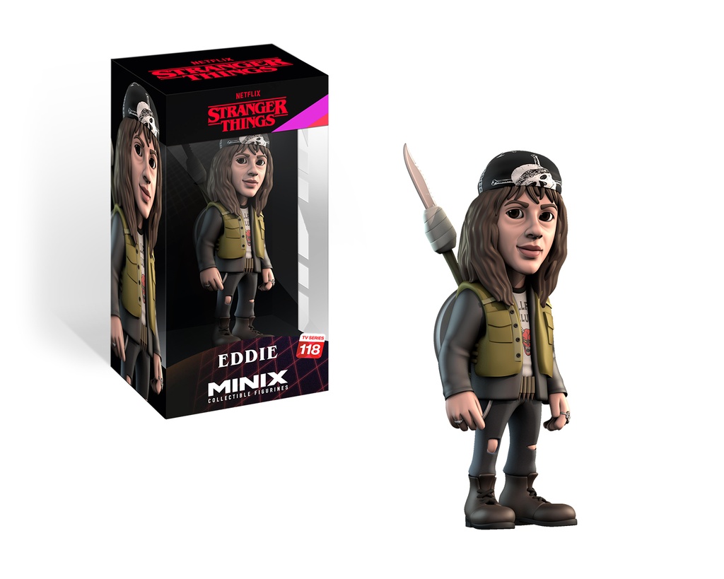 Minix - TV Series #118 - Figurine PVC 12 cm - Stranger Things - Eddie (W3)