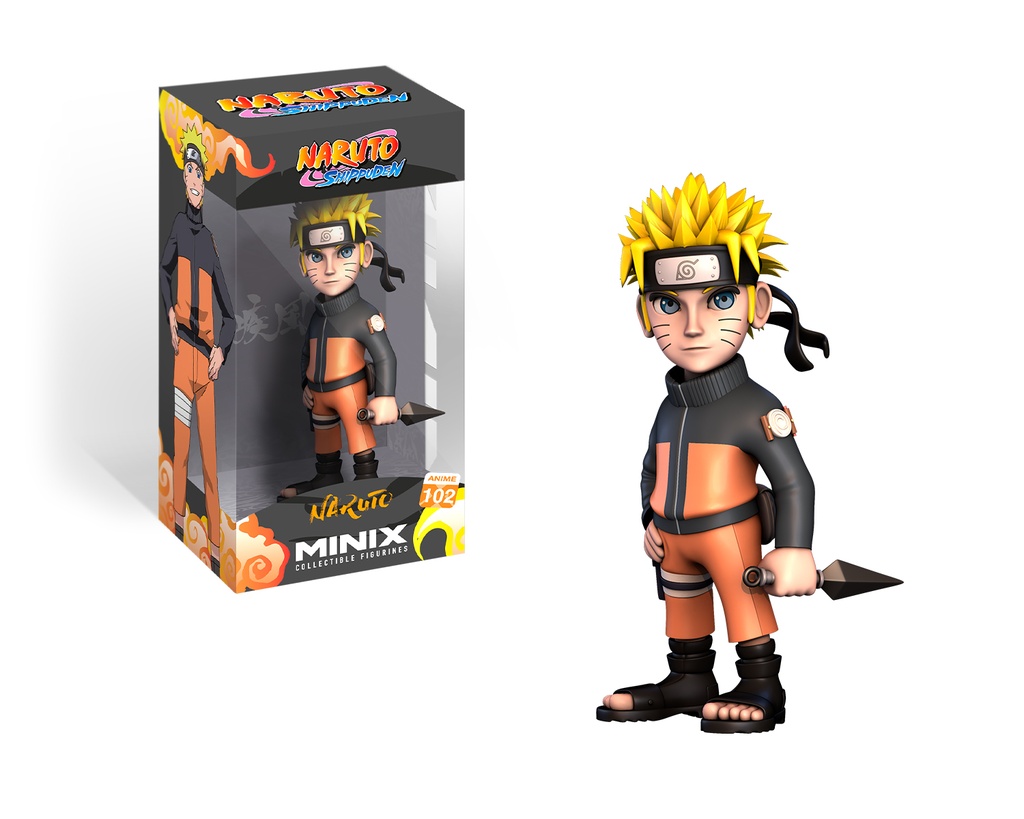 Minix - Anime #102 - Figure PVC 12 cm - Naruto Shippuden - Naruto Uzumaki (W3)