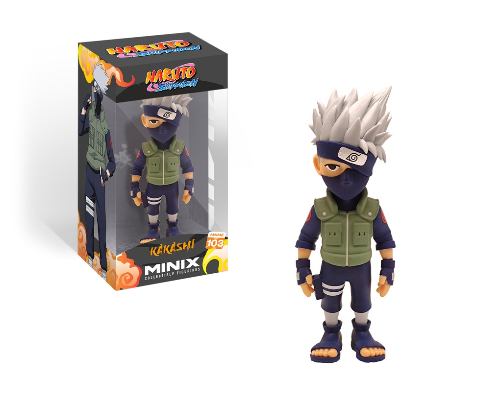 Minix - Anime #103 - Figurine PVC 12 cm - Naruto Shippuden - Kakashi Hatake (W4)