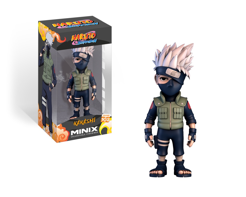 Minix - Anime #103 - PVC Figure 12 cm - Naruto Shippuden - Kakashi Hatake (W4)