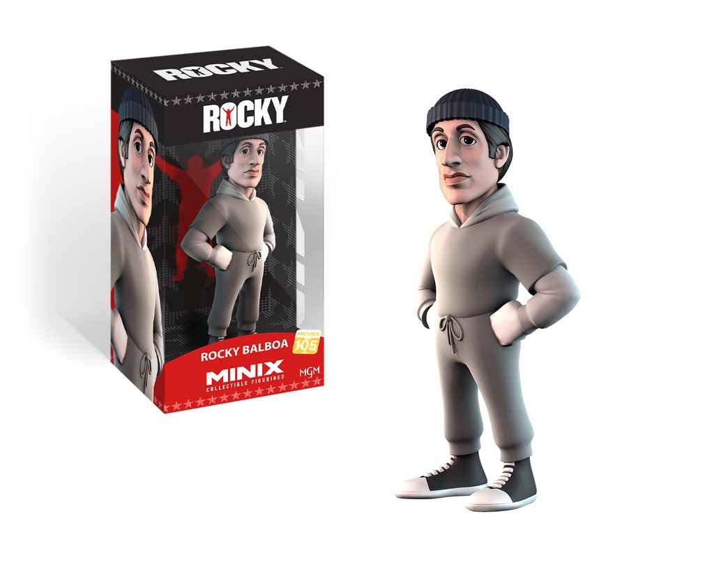 Minix - Movies #105 - Figurine PVC 12 cm - Rocky - Rocky Balboa en tenue d'entrainement (W3)