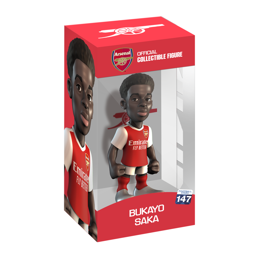 Minix - Football Stars #147 - Arsenal - Saka 7 - Figurines PVC 12 cm (W2)