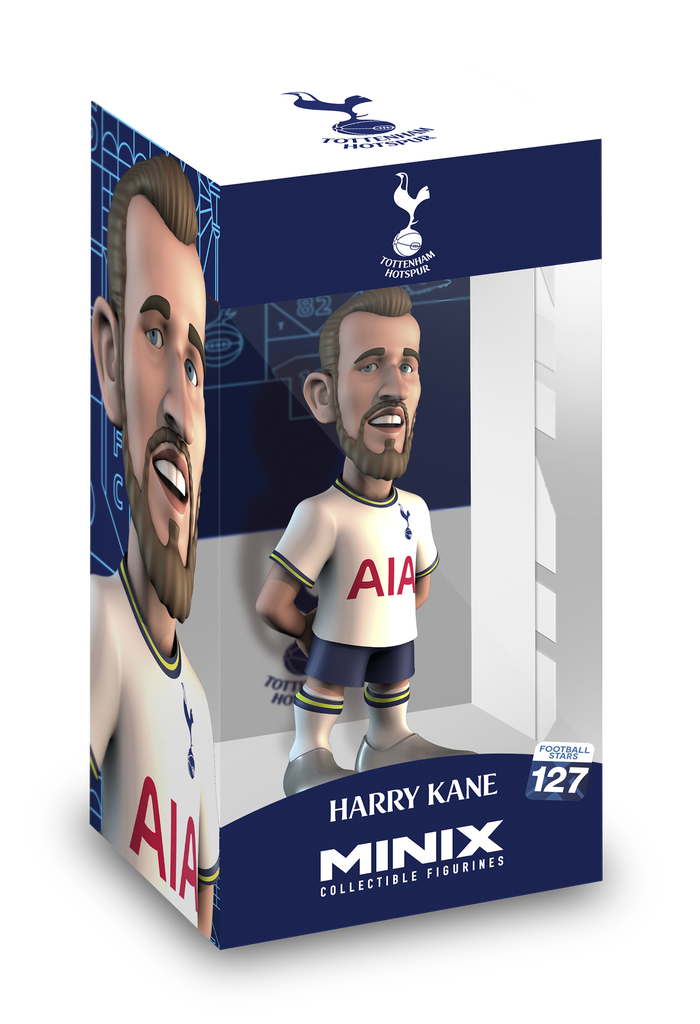 Minix - Football Stars #127 - Figurine PVC 12 cm - Tottenham - Harry Kane 10 (W2)