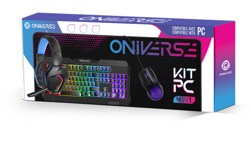 ONIVERSE - Pack gaming 4 en 1