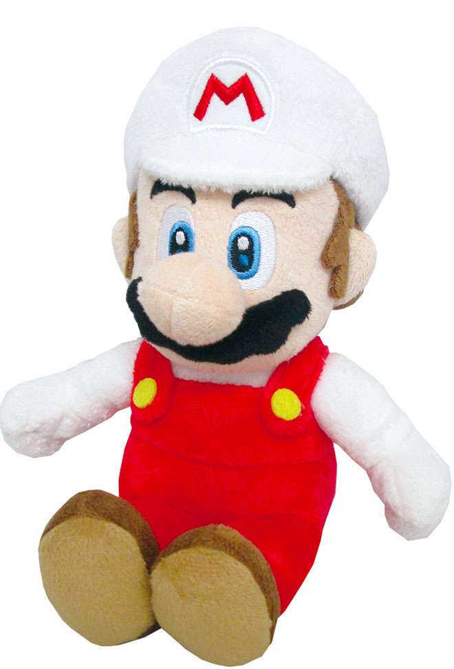 Nintendo Together+ - Peluche Super Mario - Mario de fuego 24 cm