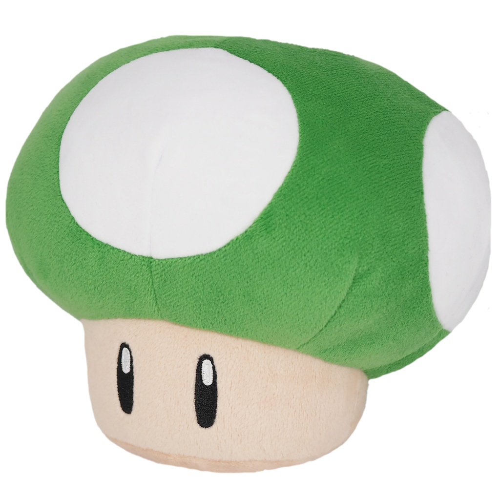 Nintendo Together+ - Peluche Super Mario - Champiñón 1UP 16 cm