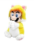 Nintendo Together+ - Peluche Super Mario - Chat Mario Avec Mains et Tête Mobile 18cm