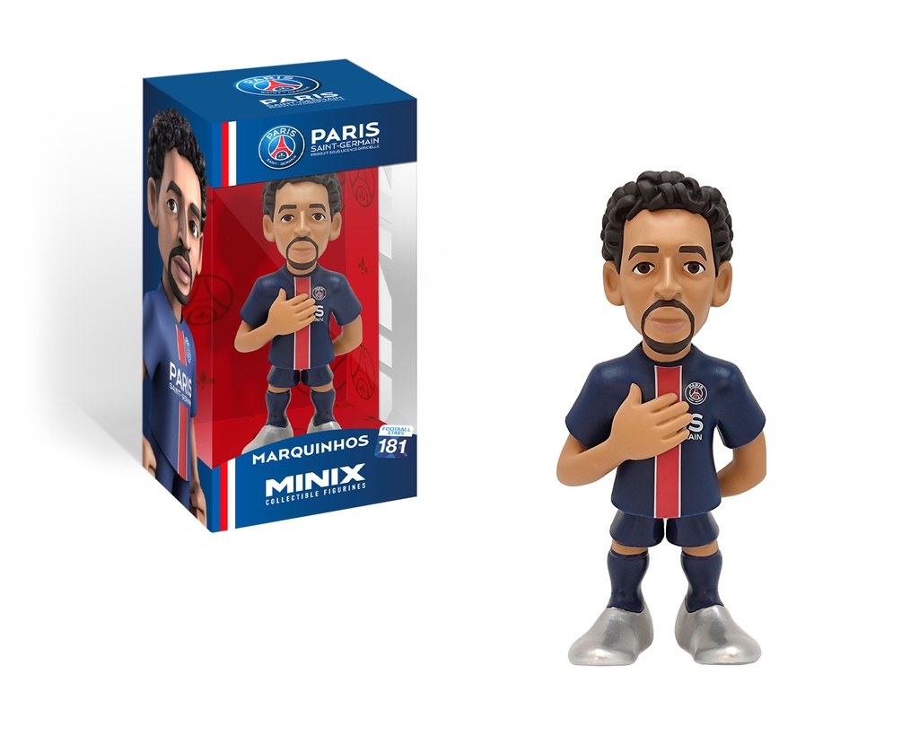 Minix - Football Stars #181 - Figurine PVC 12 cm - PSG MARQUINHOS (W6)