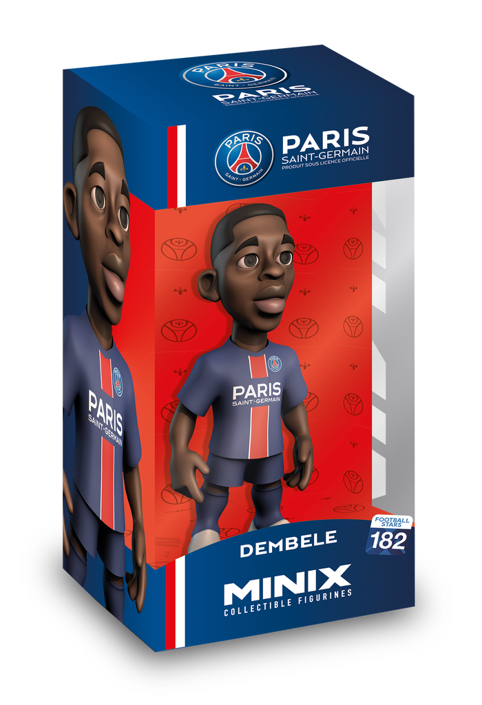 Minix - Football Stars #182 - Figurine PVC 12 cm - PSG Dembele (W6)