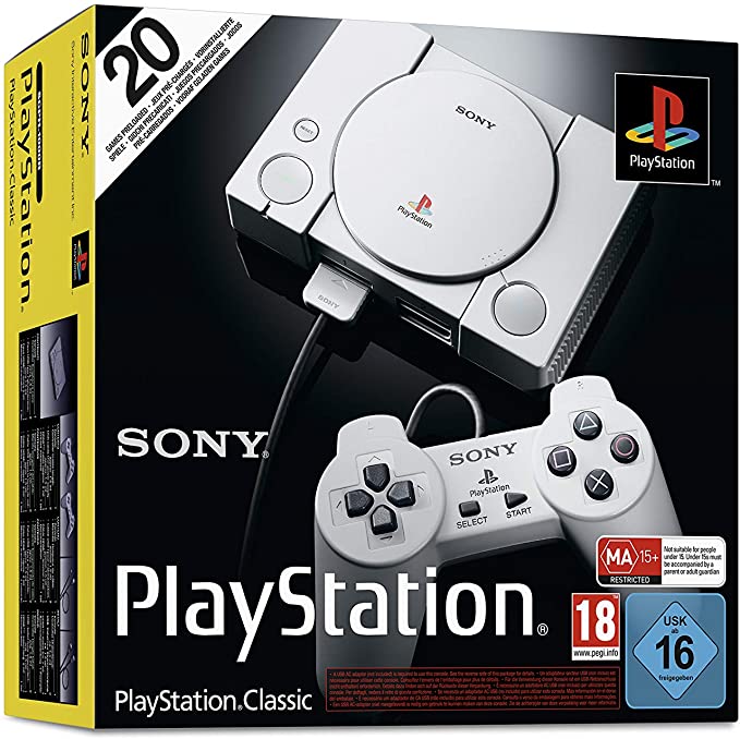 Sony Playstation - Playstation Classic + 20 Jeux