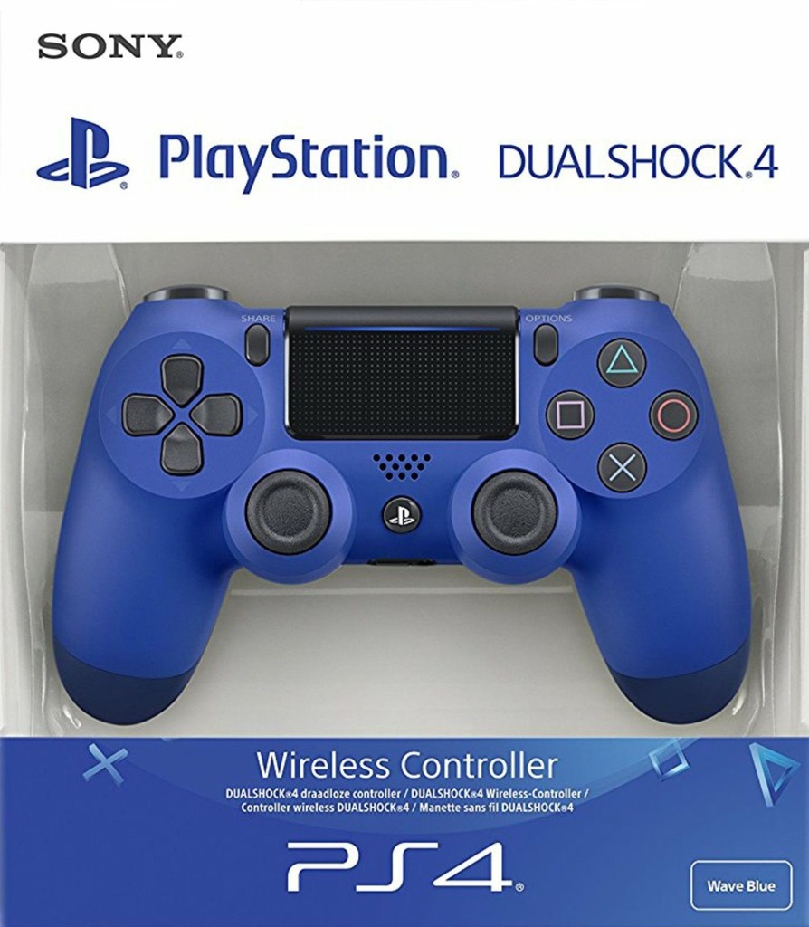 Sony Playstation 4 - Dual Shock 4 Controller -  Wave Blue (PS4)