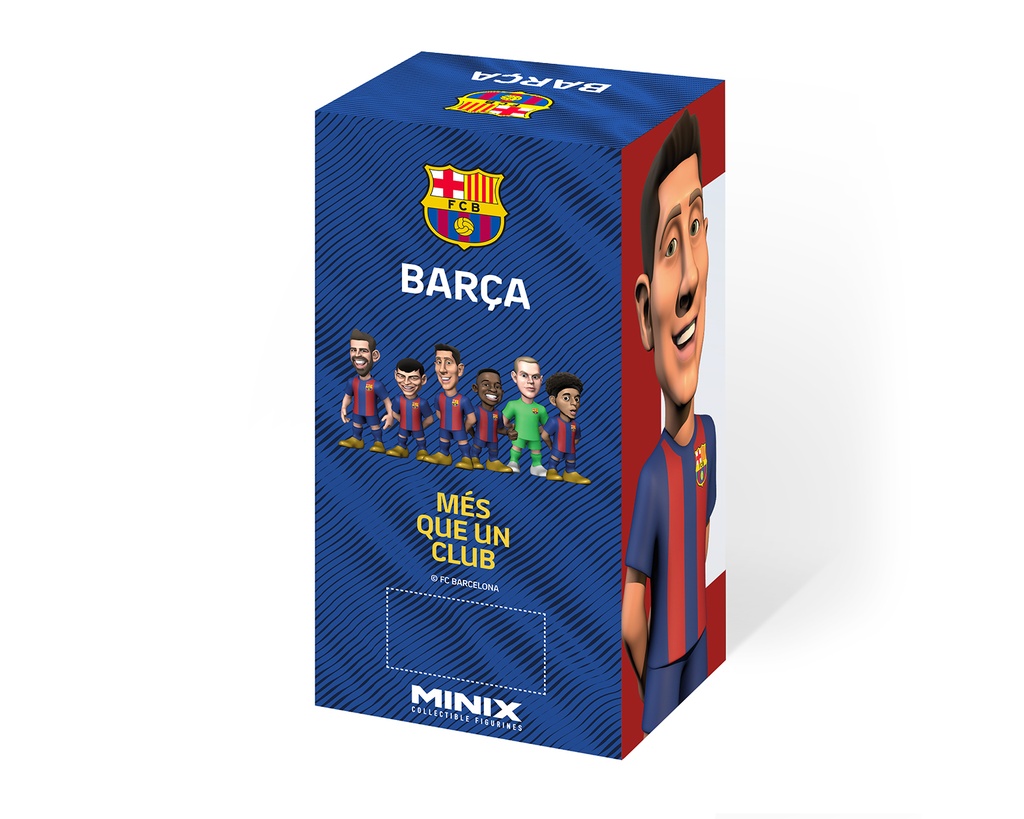 Minix - Football Stars #116 - Figurine PVC 12 cm - FC Barcelone Lewandoski 9