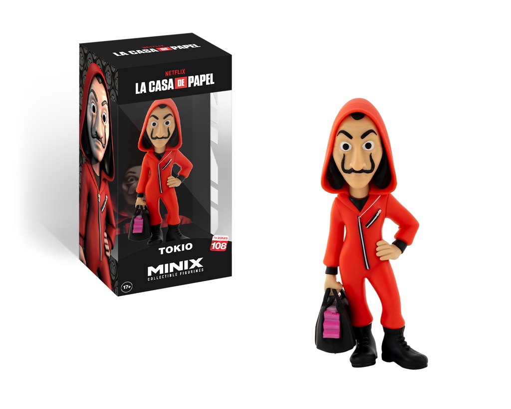 Minix - TV Series #108 - Figurine PVC 12 cm - La Casa de Papel - Tokyo avec masque (W1)