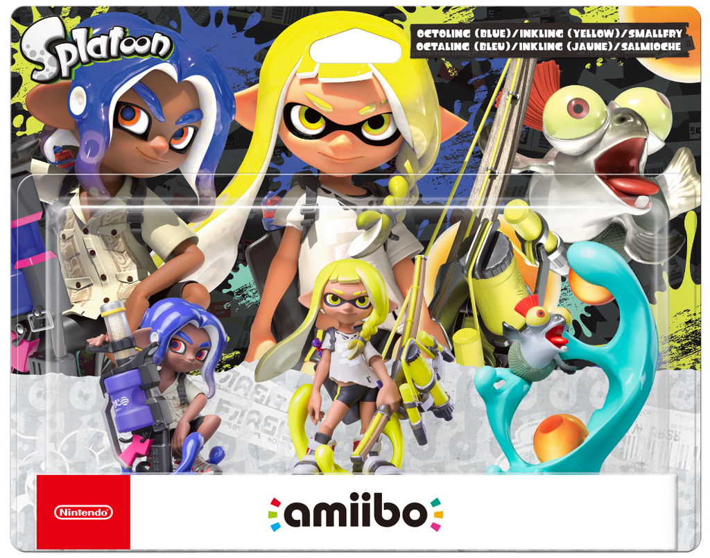 Nintendo Amiibo - Splatoon - Pack Octaling / Inkling / Smallfry (WIIU/3DS/SWI)