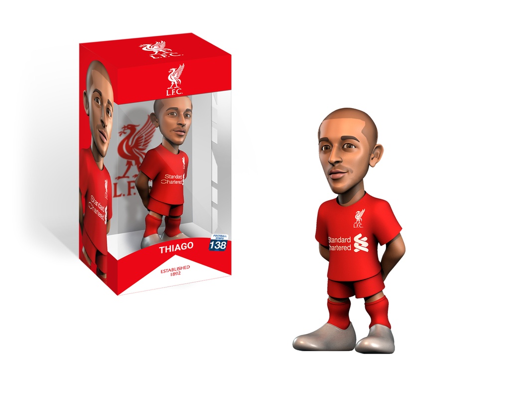 Minix - Football Stars #138 - Figurine PVC 12 cm - Liverpool - Thiago 6 (W3)